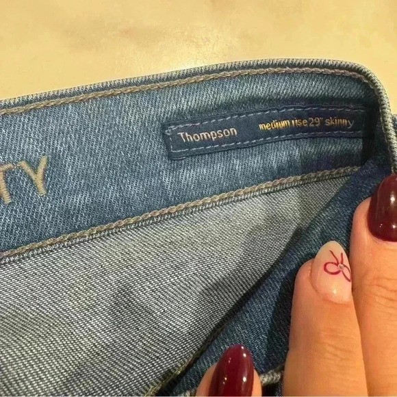CITIZENS OF HUMANITY Thompson medium rise skinny 29” jeans 25 women’s - Picture 6 of 9